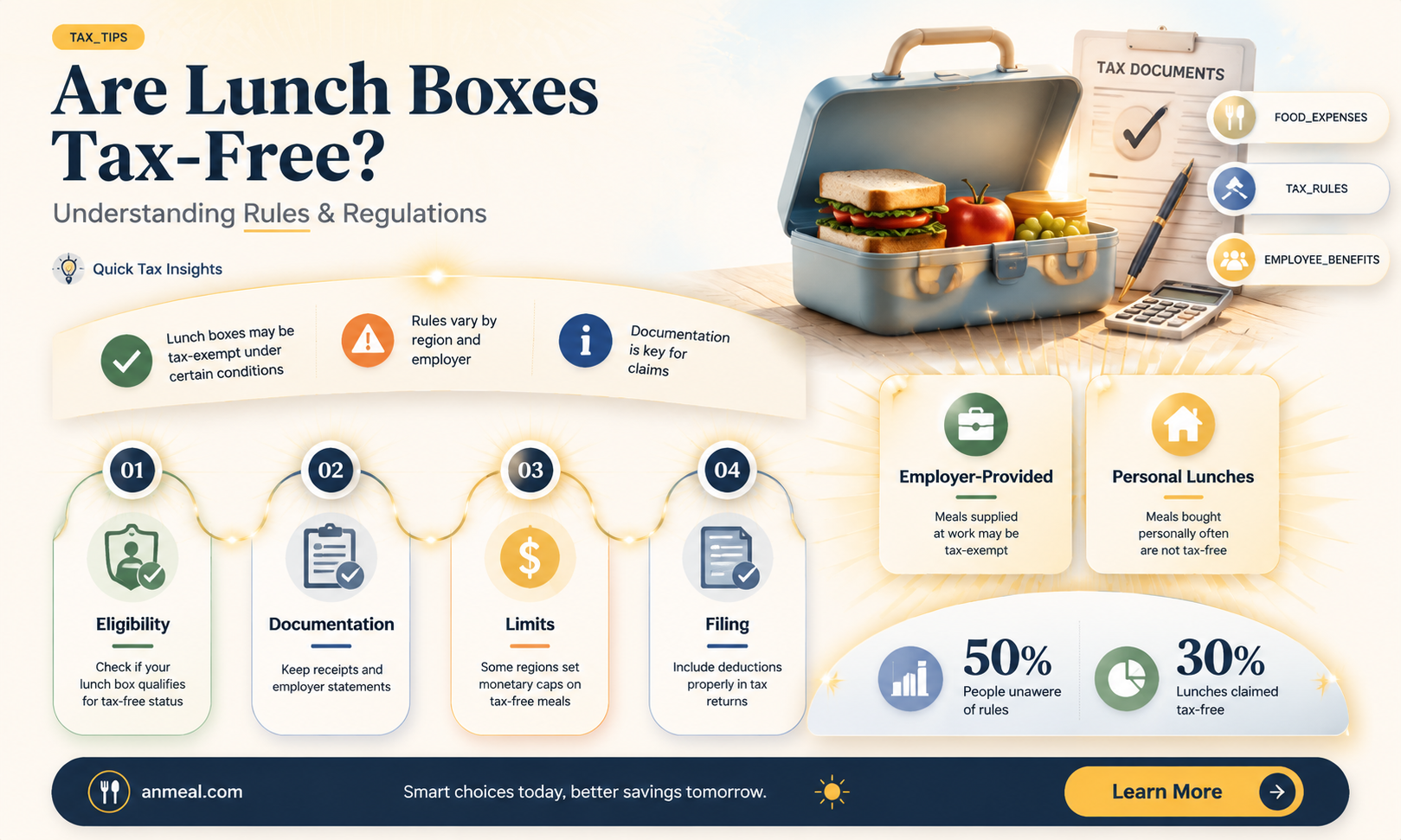 are lunch boxds tax free