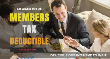Exploring the Tax Deductibility of Lab Member Lunches