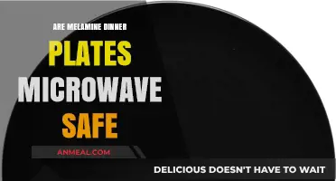 Microwave Safety: Are Melamine Dinner Plates a Safe Choice?