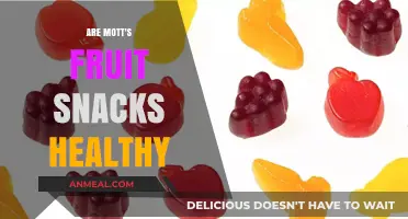 Unveiling the Nutritional Truth: Are Mott's Fruit Snacks a Healthy Choice?