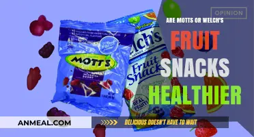Mott's vs. Welch's: Unveiling the Healthier Fruit Snack Option