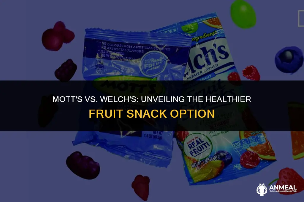 are motts or welch