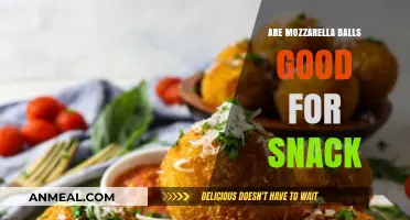 Delicious Mozzarella Balls: A Healthy Snack Option?