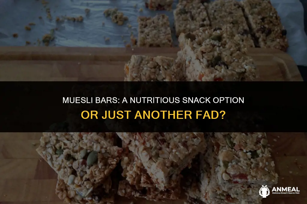 are muesli bars a healthy snack