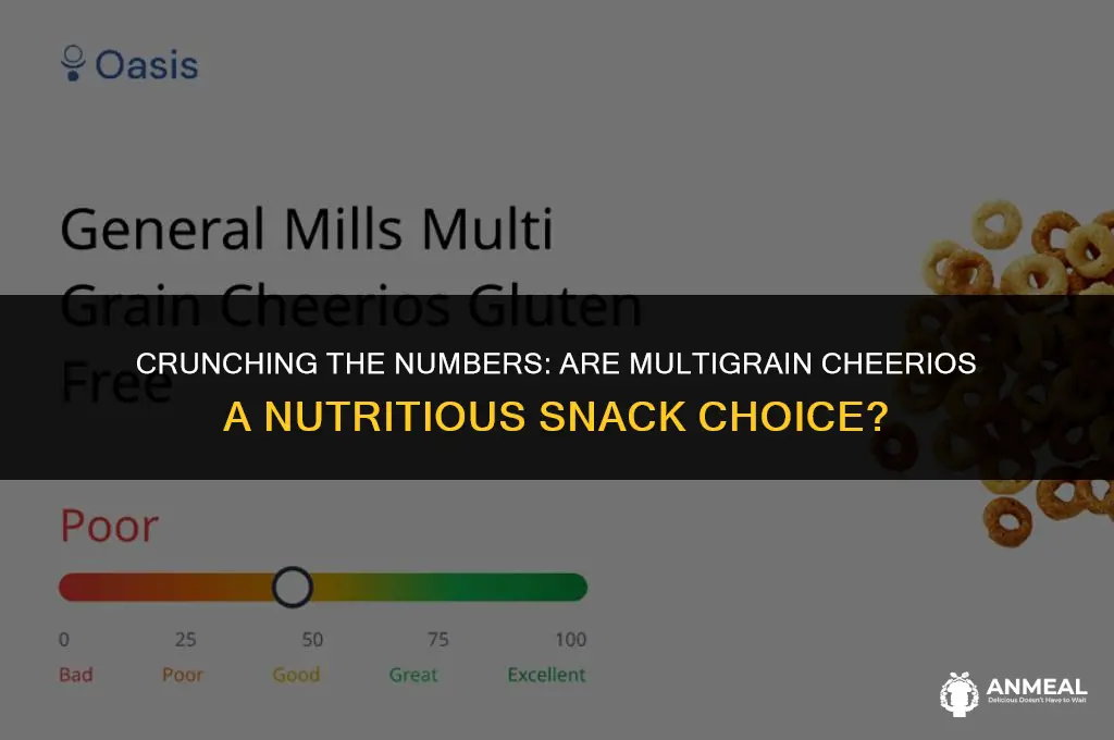 are multigrain cheerios a healthy snack