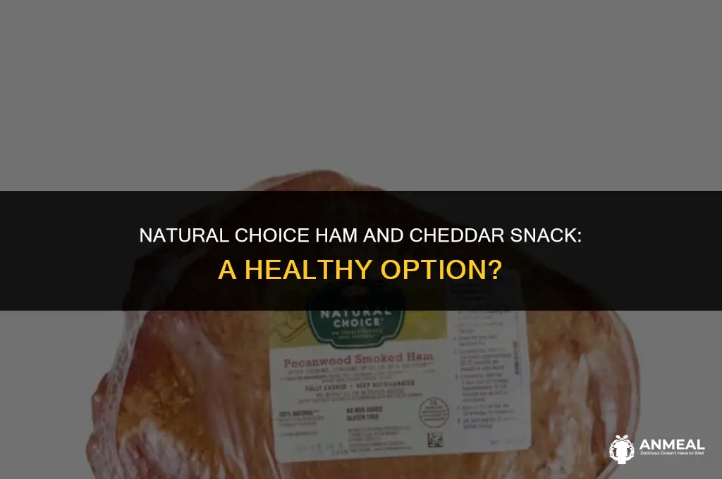 are natural choice ham and chedder snack healthy
