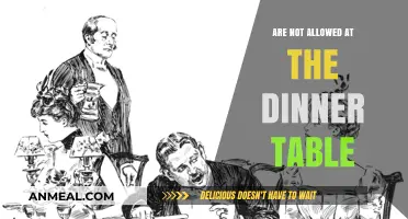 Dinner Table Etiquette: Topics and Behaviors That Are Strictly Off-Limits