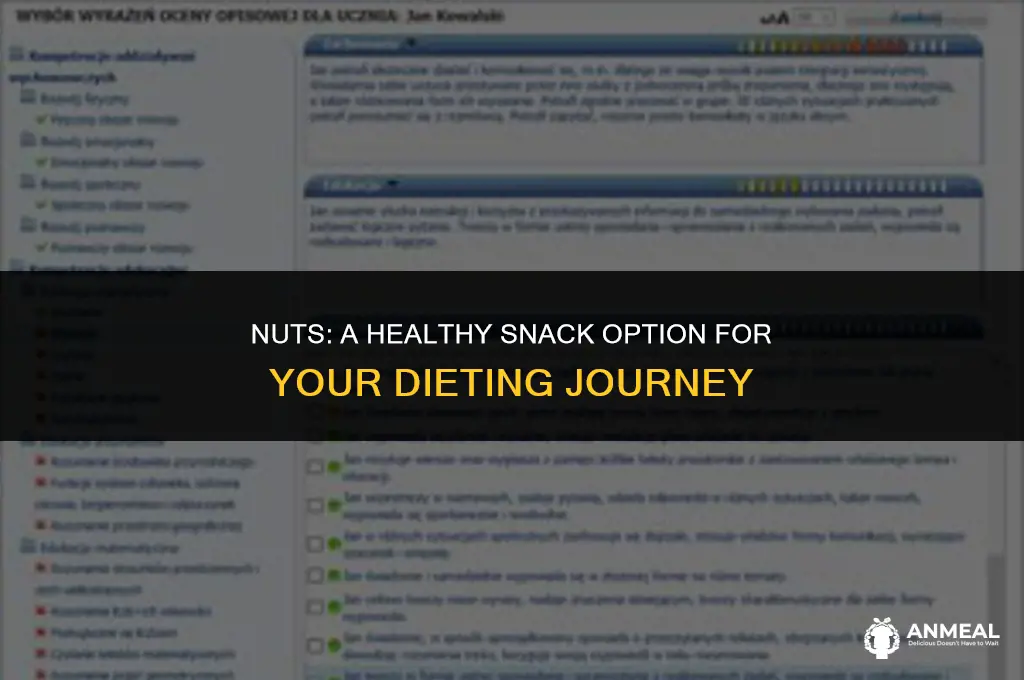 are nuts a good snack when dieting