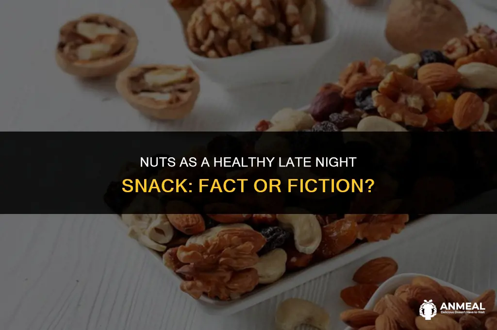 are nuts a healthy late night snack