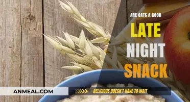 Oats: A Surprisingly Effective Late Night Snack Option