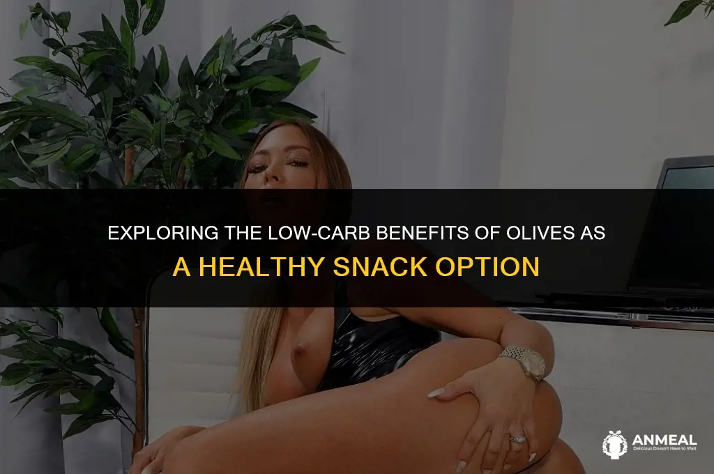 are olives a good low carb snack