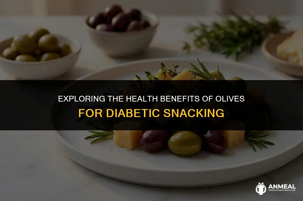 are olives a good snack for diabetics