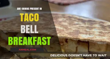 Onion-Free Breakfast at Taco Bell