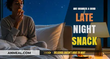 Are Oranges a Good Late Night Snack?