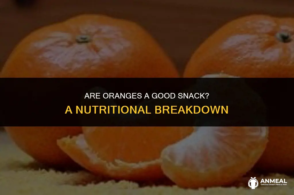are oranges a good snack