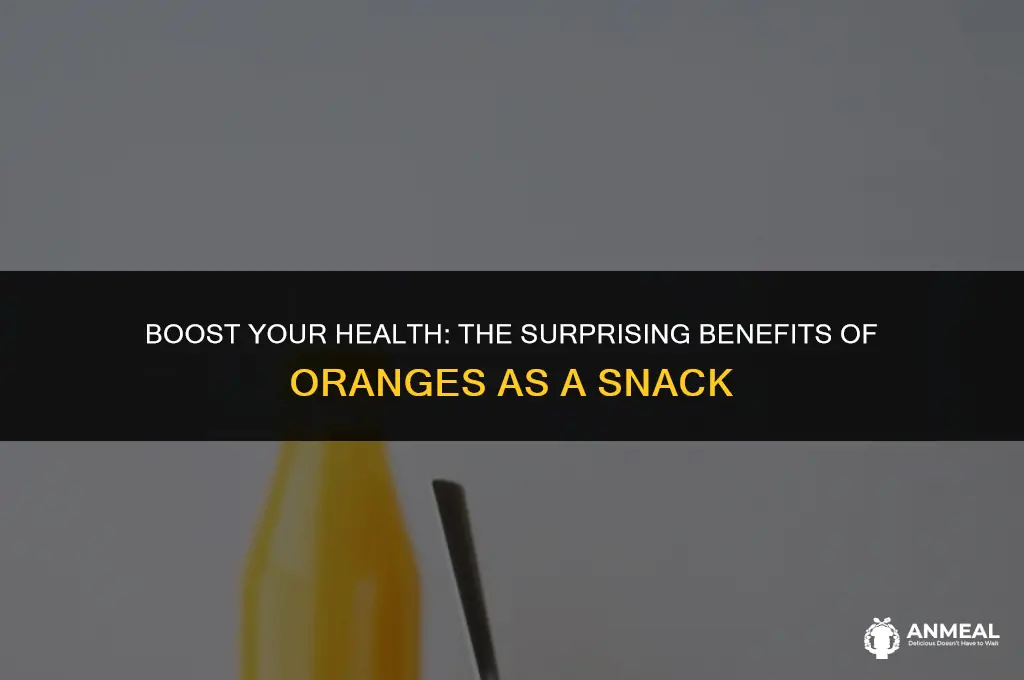 are oranges a healthy snack