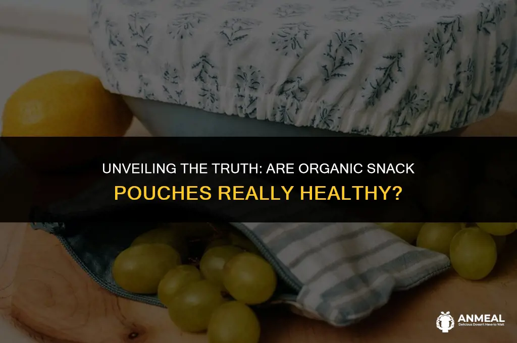 are organic snack pouches healthy