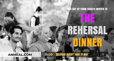Should Out-of-Town Guests Be Invited to the Rehearsal Dinner?