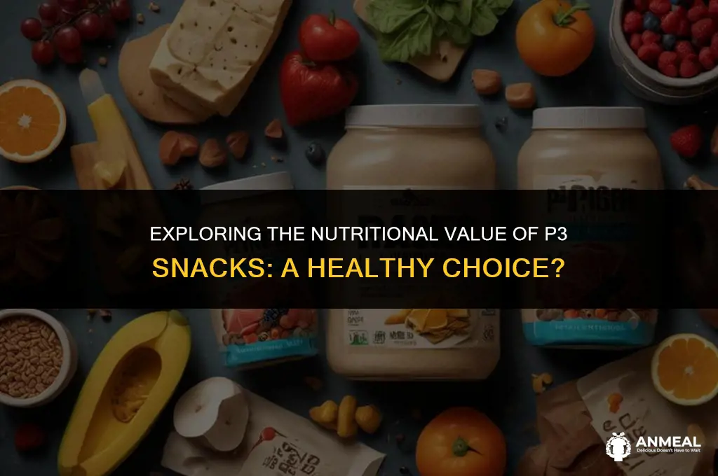are p3 snacks healthy