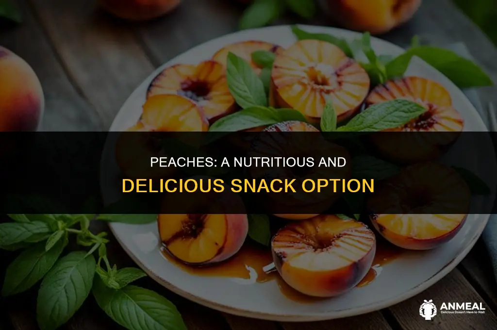 are peaches a healthy snack