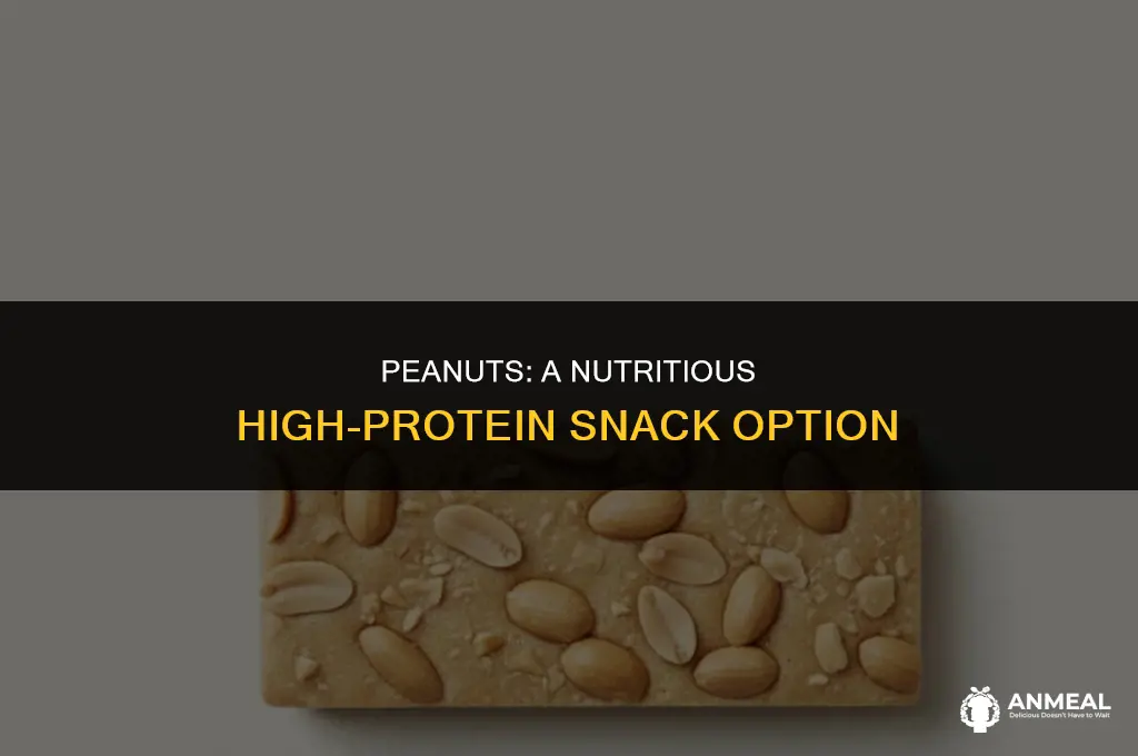 are peanuts a good high protein snack