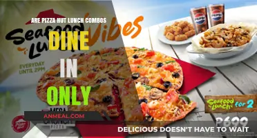Exploring Pizza Hut's Lunch Combos: Dine-In Exclusive or Takeout Too?