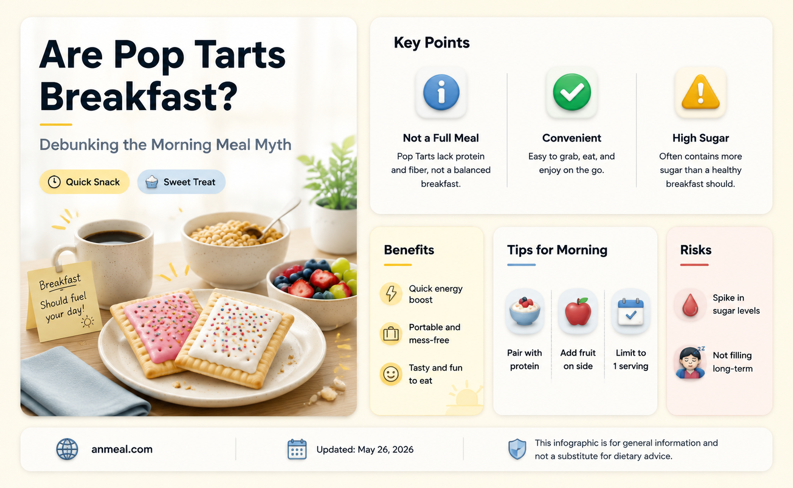 are pop tarts breakfast