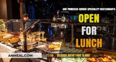 Exploring Princess Cruise Specialty Restaurants: Lunch Availability Unveiled