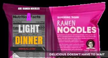 Are Ramen Noodles a Light Dinner? Exploring the Nutritional Truth