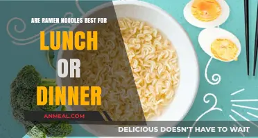Ramen Noodles: Perfect Lunch or Ideal Dinner Choice?