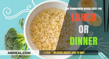 Ramen Noodles: Perfect Lunch or Ideal Dinner Choice?