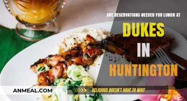 Lunch at Duke's Huntington: Reservation Requirements Explored