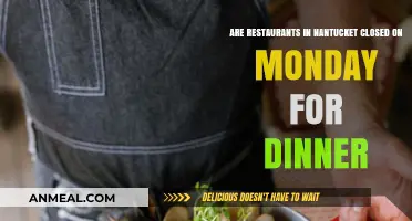 Nantucket Restaurants: Are They Closed on Mondays for Dinner?