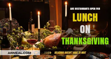 Gobble Gobble: Are Your Favorite Restaurants Serving Lunch on Thanksgiving?