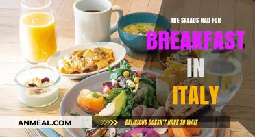 Breakfast in Italy: Salads in the Morning?