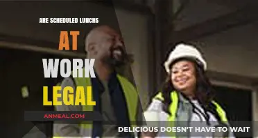 Navigating Legalities: Scheduled Lunches at Work - What You Need to Know