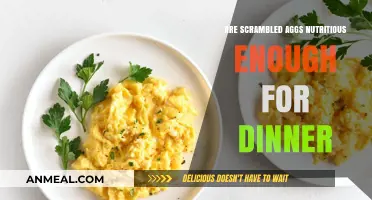 Scrambled Eggs for Dinner: Nutritious, Quick, and Healthy Meal Option?