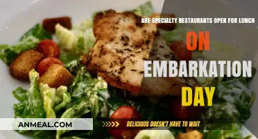Savoring Lunch at Specialty Restaurants on Your Cruise Embarkation Day