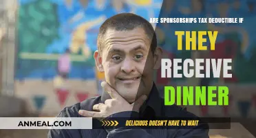 Sponsorships and Tax Deductions: Are Dinner Perks Deductible?