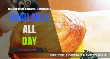 Starbucks Breakfast Sandwiches: All-Day Availability?