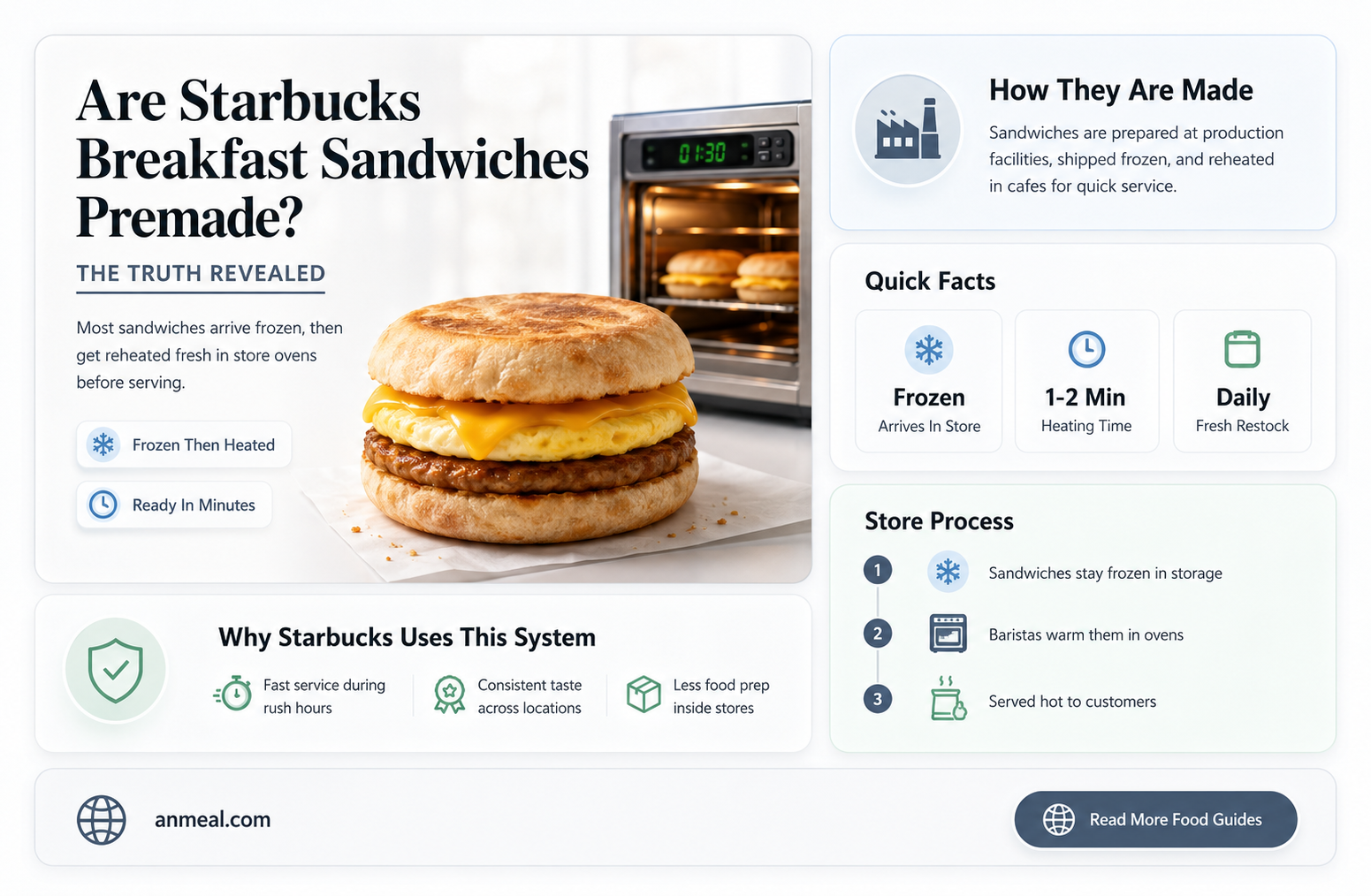 are starbucks breakfast sandwiches premade