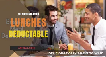 Exploring the Tax Deductibility of Subcontractor Lunches: A Guide