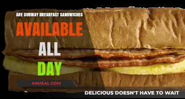 Subway Breakfast Sandwiches: All-Day Availability?