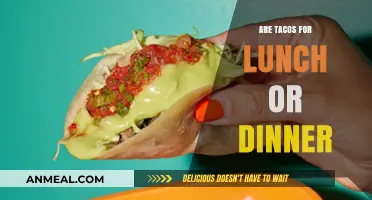 Tacos: The Perfect Meal for Lunch, Dinner, or Anytime?