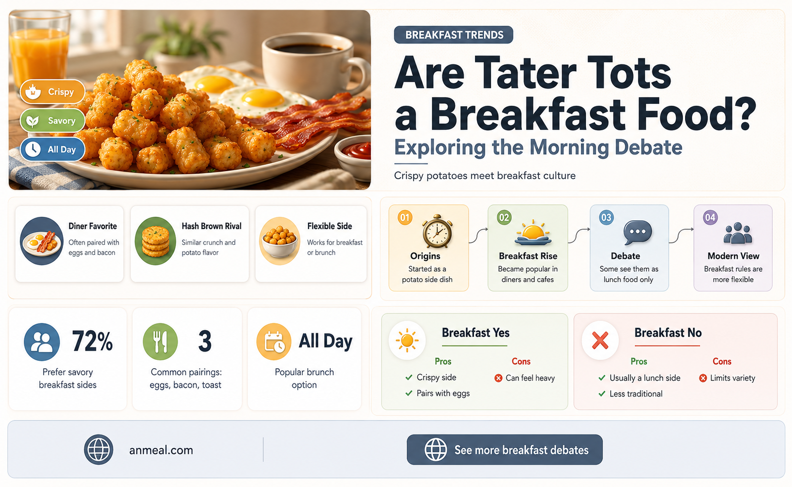 are tater tots breakfast
