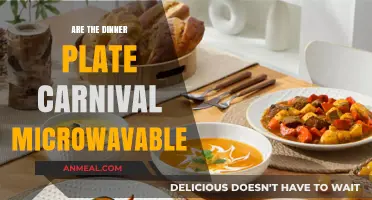 Can You Microwave Dinner Plate Carnival? Safety Tips Revealed