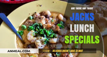 Discover Tacky Jack's Lunch Specials: A Midday Feast Awaits!