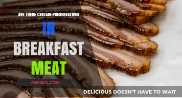Preservatives in Breakfast Meat: What's the Deal?