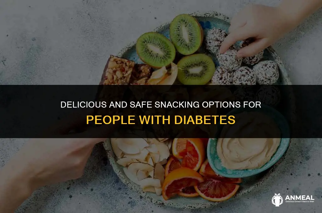 are there foods or snacks a diabetes person can eat