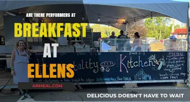 Ellen's Breakfast Entertainment: Who's Performing?